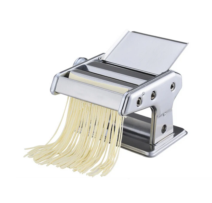 

2017 Hot Stainless Steel Manual Noodle Press Household Pasta Making Machine Dough Roller Spaghetti Cutter