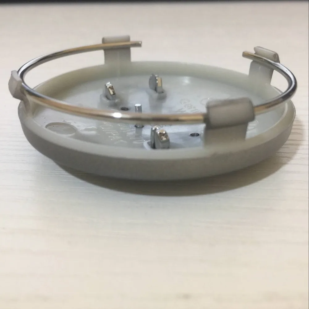 20 Pz 60Mm Nero Grigio Coprimozzo Coprimozzo Coprimozzo Emblema Distintivo Coprimozzo Misura A3 A4 A5 A6 Q3 Auto Auto 4B0601170