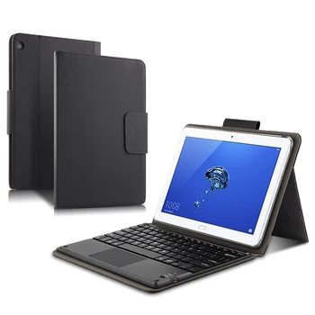 

Russian/Hebrew/Spanish Detachable Wireless Bluetooth Keyboard Stand PU Leather Case For Huawei Honor WaterPlay HDN-W09 HDN-L09