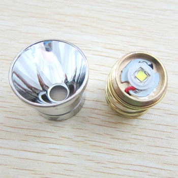 

Cool White CREE XML L2 XM-L2 with AL Reflector, Spring, 3.7v~4.2v led driver, Copper Radiator for LED Flashlight