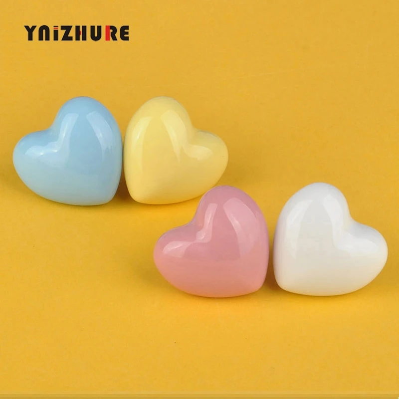 MEGAIRON-Heart-Shape-Cabinet-Knobs-Lovely-Cupboard-Handles-Ceramic-Dresser-Knobs-and-Drawer-Handles-Dresser-Handles