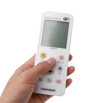 

K-390EW WiFi Smart Universal LCD Air Conditioner A/C Remote Control Controller