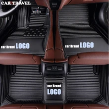 Автомобильные коврики для путешествий с логотипом Volkswagen vw up CC passat b5 b6 b7 b8 polo golf 4 5 6 tiguan jetta touran touareg в автомобильном стиле