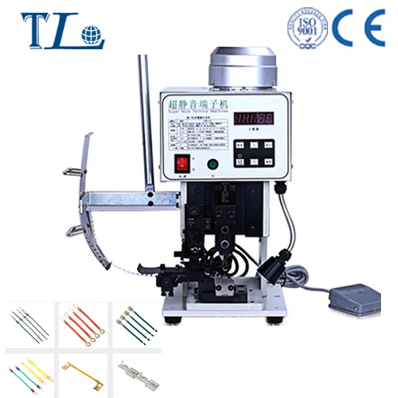 

TL-DZ1.5T Mute type continuous terminal crimping machine + extra blade*2sets wire crimping machine with mould