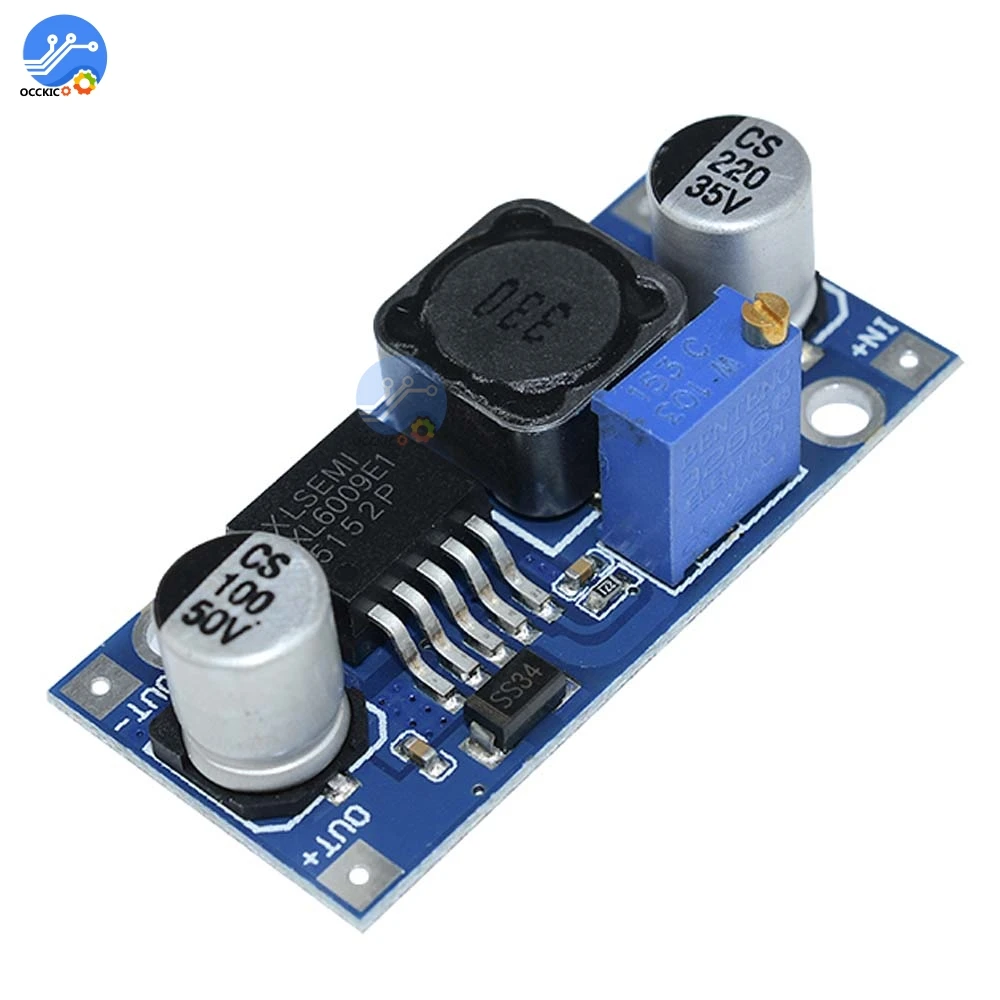 1 шт. регулируемый Повышающий Модуль преобразователя мощности XL6009|module|module xl6009module