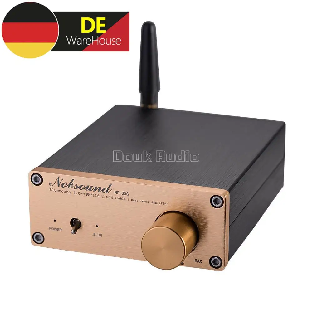 

Nobsound Mini 100W Bluetooth TPA3116 Digital Amplifier HiFi Wireless Stereo Power Amplifier 50W*2