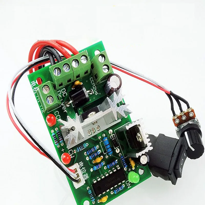 

CCM2 DC motor governor AC10V12V24V30V CW/CCW switch PWM DC controller 120W