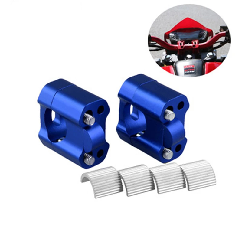 CNC руль для мотоцикла повышающие зажимы moto адаптер для руля крепление фиксированное сиденье 28 мм Универсальные мотоциклетные руль стояк