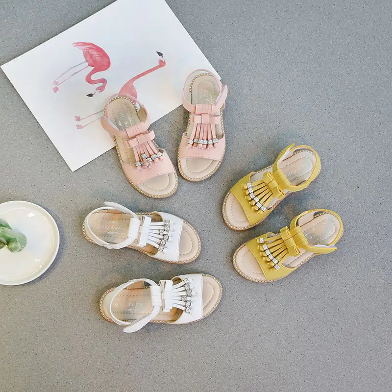 

Children's Sandals 2019 Summer New Large Flowers Non-slip Summer Children's Shoes Children