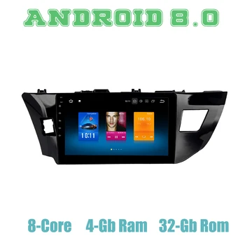 

Octa core Android 9.0 car GPS radio player for Toyota corolla 2014 2015 2016 with 4G RAM wifi 4g usb auto Multimedia