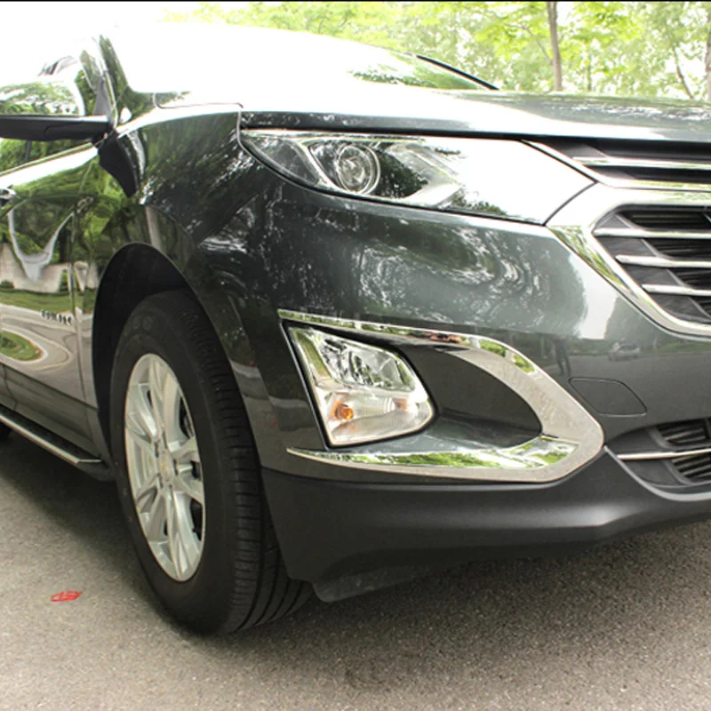 Free Shipping High Quality ABS Chrome Front Fog font b lamps b font cover Trim Fog