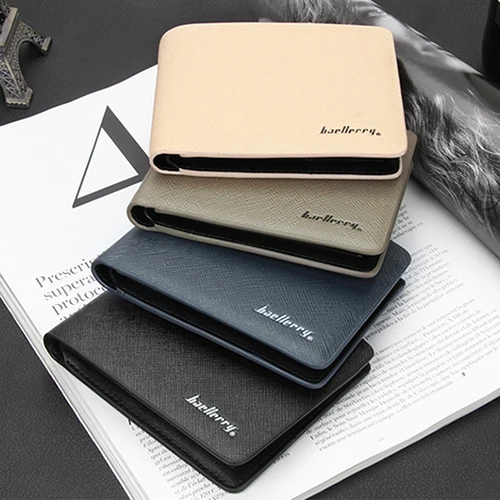 2015 New Men's Bifold Faux Leather Purse Credit Card Holder Slim Wallet Clutch Billfold ATZL
