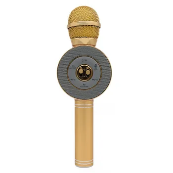 

2019Fashionable Led light flashing speaker microphone karaoke microphone wireless usb microphone bluetooth microphone