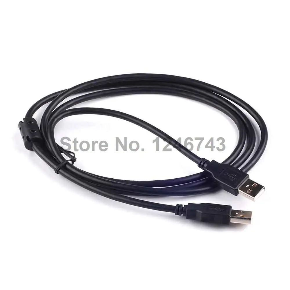 1PCS Black USB 2.0 Male To M/M Extension Connector Adapter Cable Cord Wire | Обустройство дома