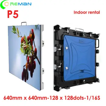 

Shenzhen coreman indoor advertising video screen full color 5mm pixel pitch cinema film show led display panel P4 P5