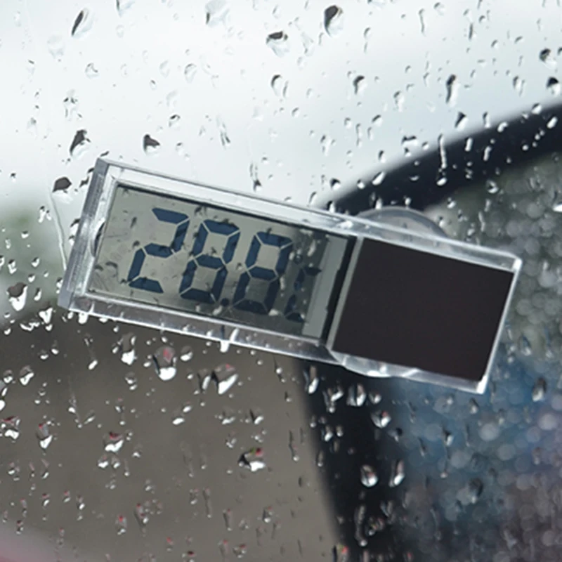 

LCD display mini electronic watch-mounted window clock with suction cup car watch auto car interior ornament Accessories
