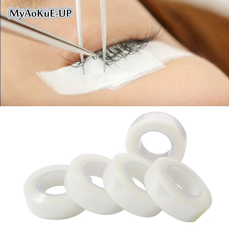 

Micro fabric Tape 24 rolls PE Medical For Eyelash Extension Silk Eye Pad Under Patch 1.25*9m Eyelash Lash Extension Tapes