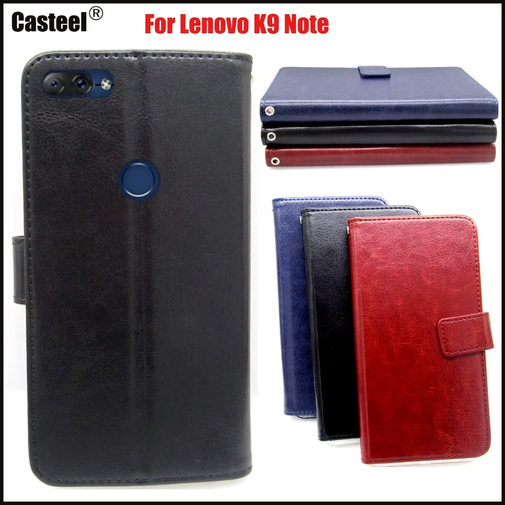 Casteel Серия Classic Flight Высокое качество PU кожаный чехол для lenovo K9 Note чехол защитный чехол