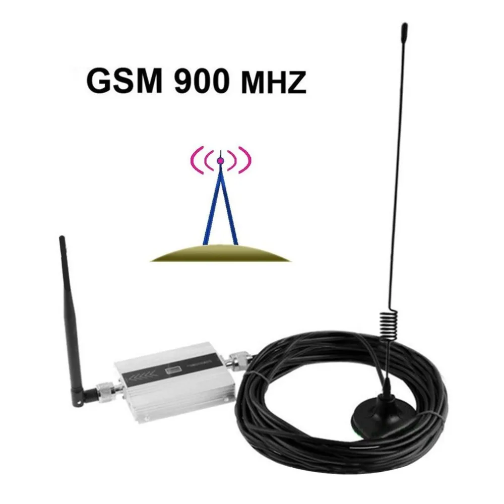 Малый размер сплав lcd GSM 900MHz мобильный повторитель сигнала для сотового телефона усилитель сотовой связи повторитель устройства