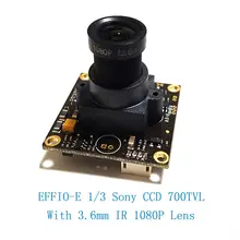 Baixa iluminação 1/3 Sony CCD 700TVL com 3.6mm Lente HD e Função De Áudio e função OSD