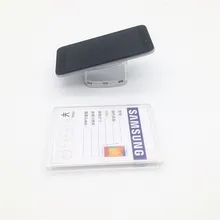 30 шт. цена супермаркета крышка бирки акриловая именная карточка держатель Полка настольное крепление плоская информация рамка Настольный Держатель таблички стойка