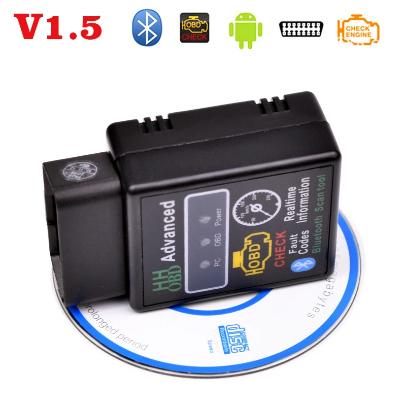 Prix pour V1.5 OBDII OBD2 ELM327 Bluetooth mini outils de diagnostic, Voiture fault code reader interface détecteur, code scanner de la panne Prix pour V1.5 OBDII OBD2 ELM327 Bluetooth mini outils de diagnostic, Voiture fault code reader interface détecteur, code scanner de la panne