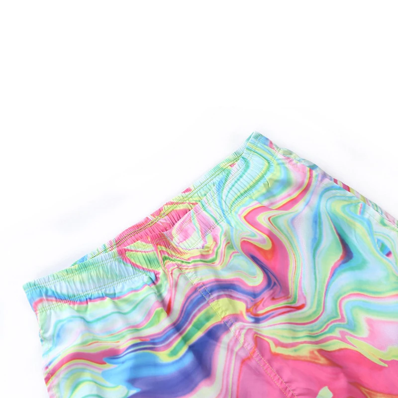 50% OFF New Print Men Board Shorts Surf Swimwear Quick Dry Swim Trunks Man Bathing Suit Summer Male Athletic Running Gym Shorts Size 3XL