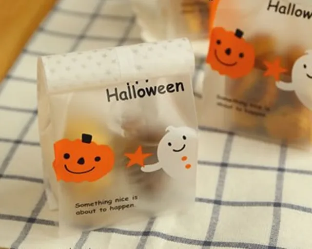 50pcs Funny Biscuits Plastic Bags Cookies Cake Open Top 50pcs Funny Biscuits Plastic Bags Cookies Cake Open Top Packaging Wedding Party Candy Gift