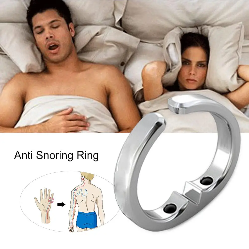 3 Sizes Anti Snoring Steel Ring Stopper Against Device Finger Home Sleeping Aid Therapy For Adults |