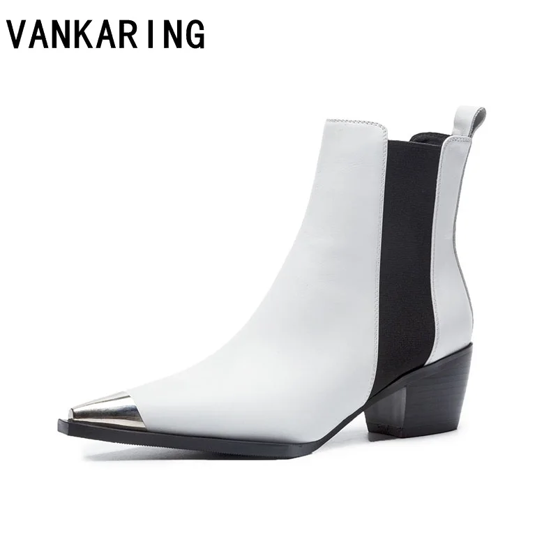 white pointed toe boots