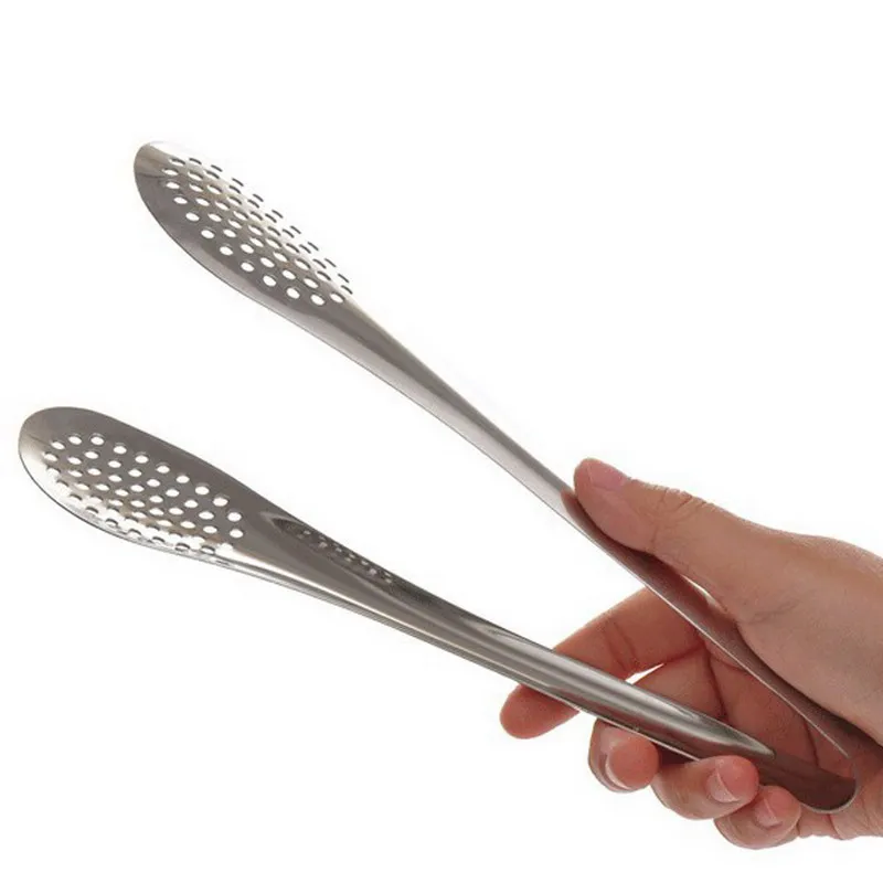 

Stainless Steel Food Tong BBQ Kitchen Tongs Utensil Cooking Clip Clamp Accessories Non-Stick Steak Forceps Salad Serving Tools