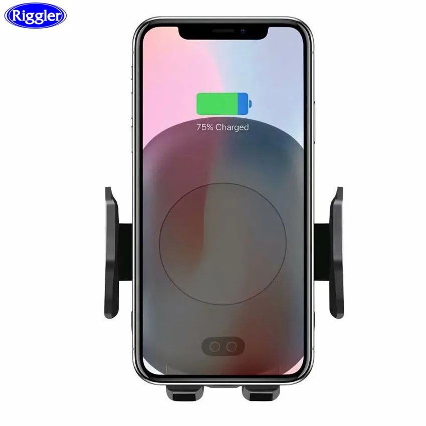 

Automatic Infrared Sensor Car Charger Holder Qi Wireless Charger Mount 10W Fast Charge Stand for iphone X 8 Plus Samsung Note8
