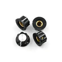 10 шт./лот MF-A01 бакелитовый Потенциометр ручка потенциометра диаметр 19,5 мм с отверстием RV16 3,2 мм