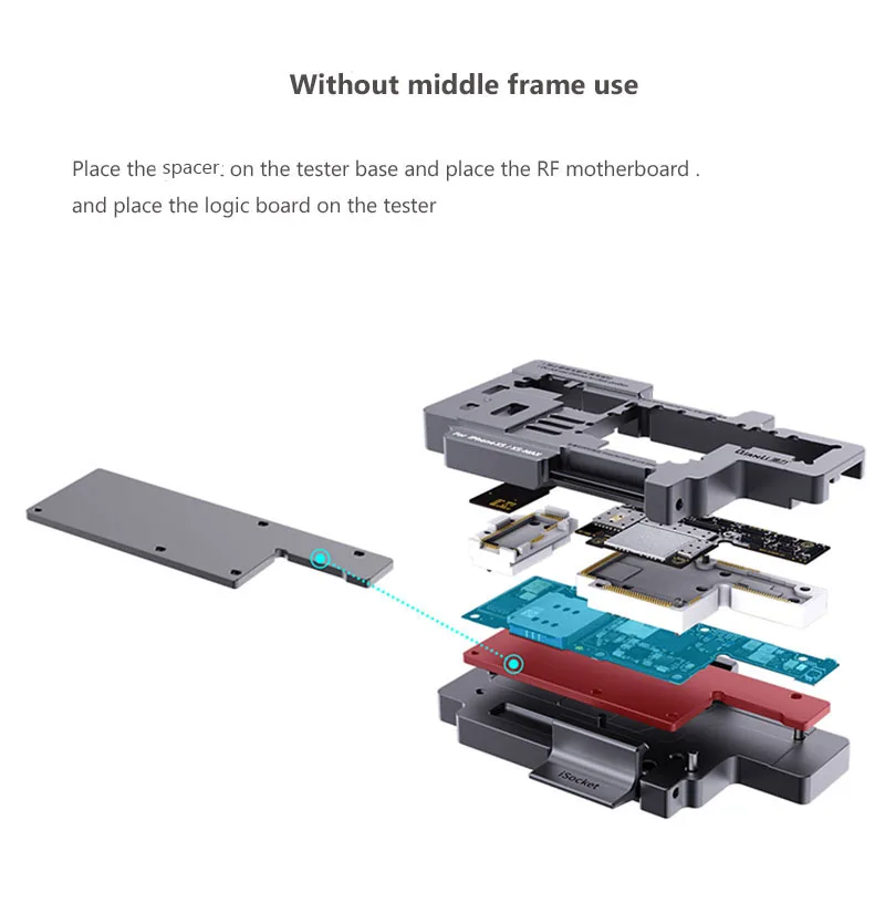 Jyrkior Qianli isoket PCB держатель материнской платы приспособление джиг для iPhone XS MAX логическая плата сплит-тестер приспособление для наладки
