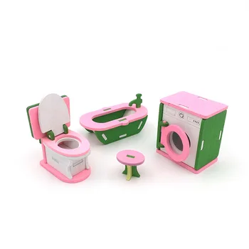 

Dollhouse Furniture Toys Wood Dollhouse Miniature 1:12 Furniture Kids Play Toy Dollhouse Accessories Children Pretend Play Toys