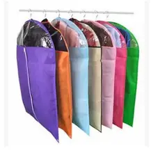 Free Shipping Home Dress Clothes Garment Suit Cover Case Dustproof Storage Bags Protector Non-Woven Thickening Laundry