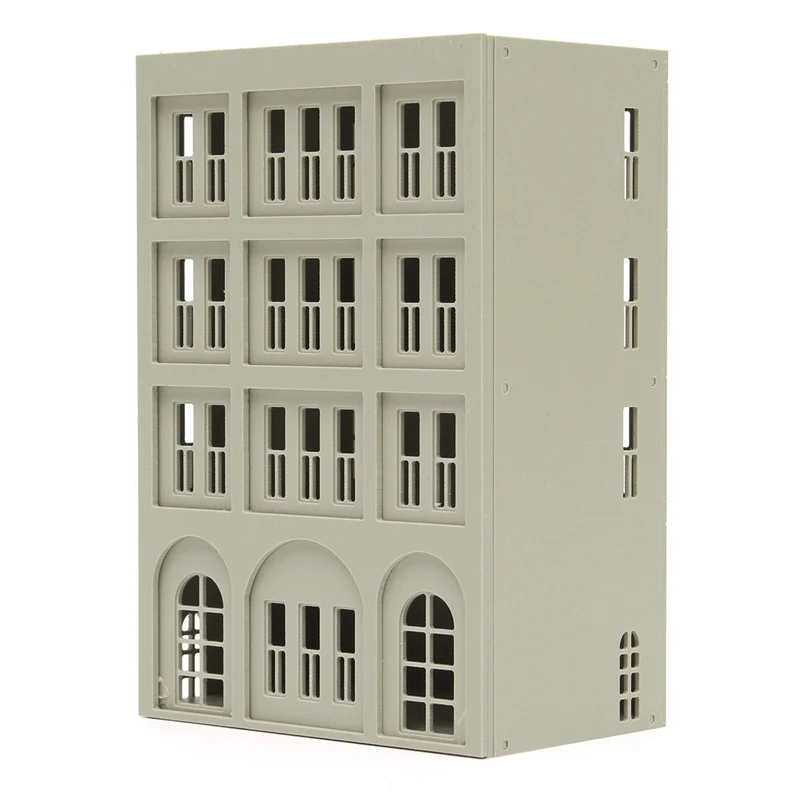 KiWarm Miniatures 4 Story City Building House DIY масштабированная модель для песка стола сада микро Пейзаж украшения домашний декор