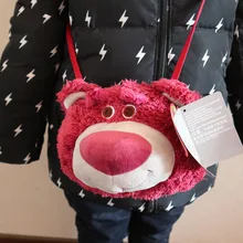 Toy Story Lotso плюшевые рюкзаки Клубника Медведь плюшевые сумки на одно плечо сумка подарок для девочек