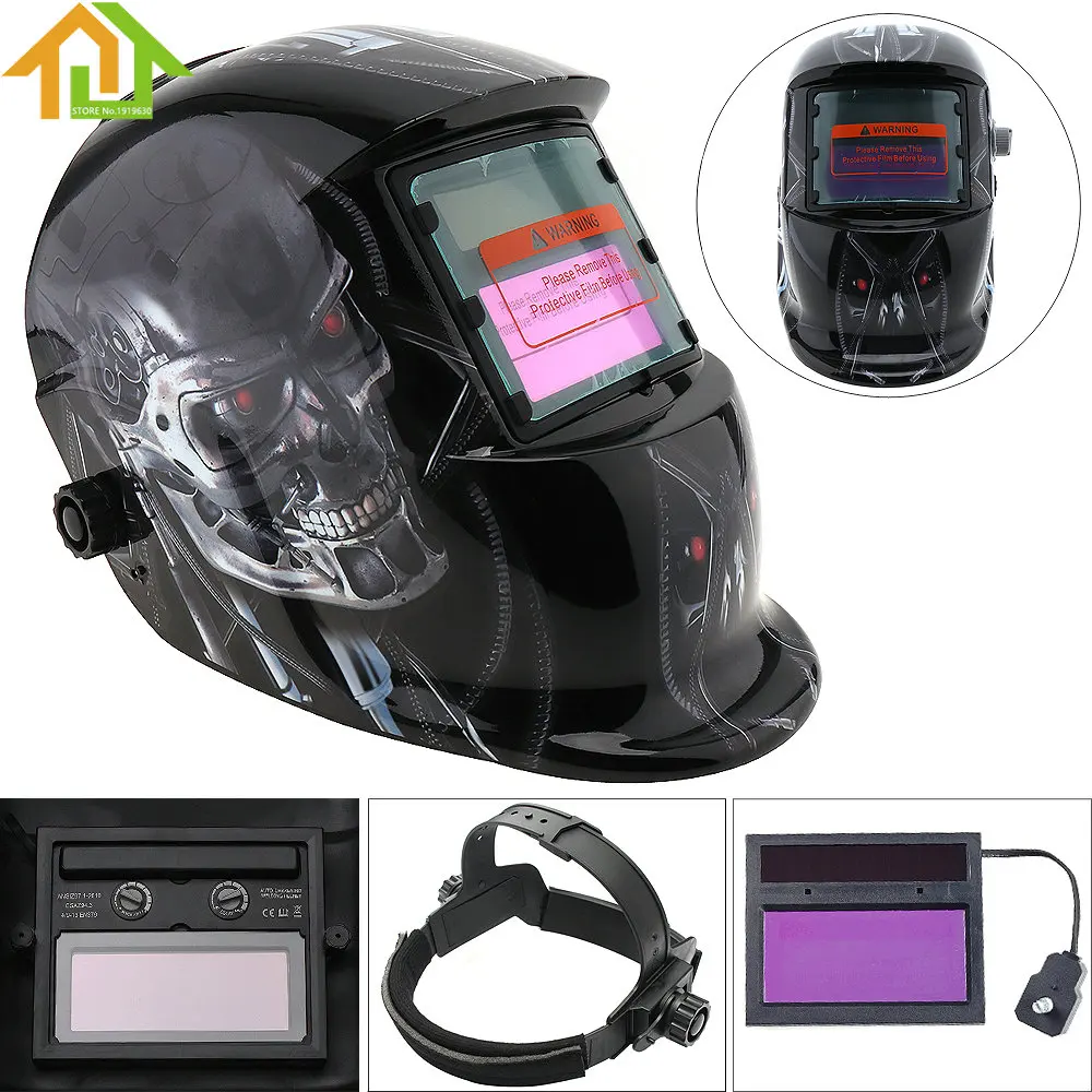 WeldingHelmetsFaceMaskElectricWeldingMaskWeldCapStepless