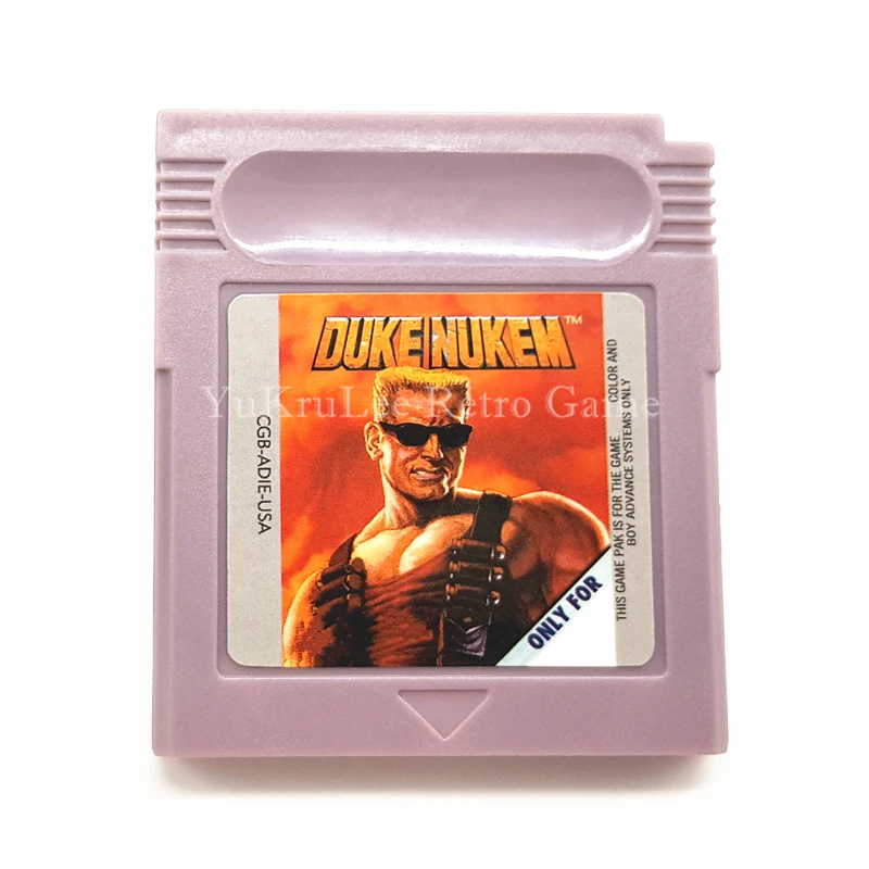 

Duke Nukem Video Game Memory Cartridge Card for 16 Bit Console Accessories