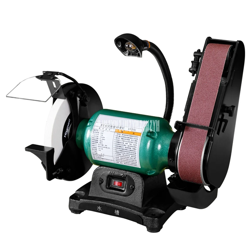 

H8280 Belt Grinding Machine 8-inch Desktop Grinding Wheel Belt Sander Machine Polishing Grinder Belt Machine 220V 750W 2850r/min
