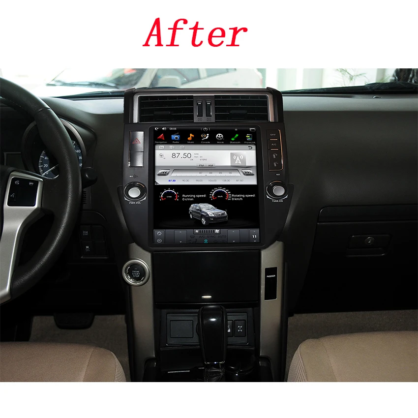 Top Liislee 12.1" Inch Android For Toyota PradoLC150 Car Radio Audio Video Multimedia DVD Player WIFI GPS Navi Navigation 2