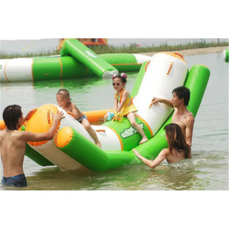 

Inflatable Adult Children Double Seesaw On The Water Floating Mat Mount PVC Thicken Water Sports Goods G1514