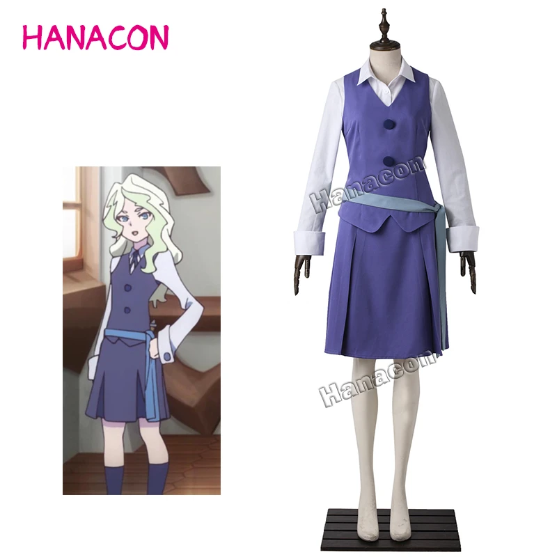 Details about Little Witch Academia Diana Cavendish Cosplay Costume@1243 Details about Little Witch Academia Diana Cavendish Cosplay Costume@1243
