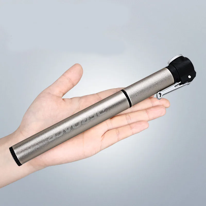 

DEROACE Bicycle Pump Mini Portable Light Aluminum Alloy Bike Pump Bicycle Air Pump Mountain Bike Cycling Tire Inflator