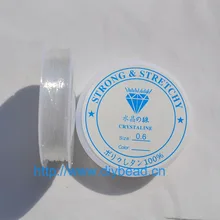 1 рулон 5 м-12 м длина 0,4-1,0 мм Диаметр кристалл эластичный шнур для бисероплетения нить для DIY Изготовление браслета ожерелья отдел