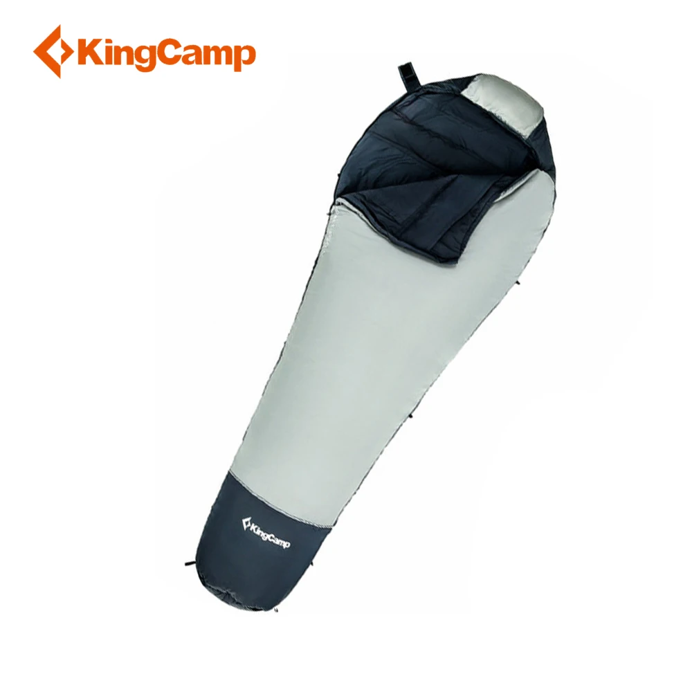 

Kingcamp 215x80x55 Mummy Sleeping Bag Waterproof Ultralight Adult 3 Season Single Cotton Sleeping Bags Oversized Outdoor Camping