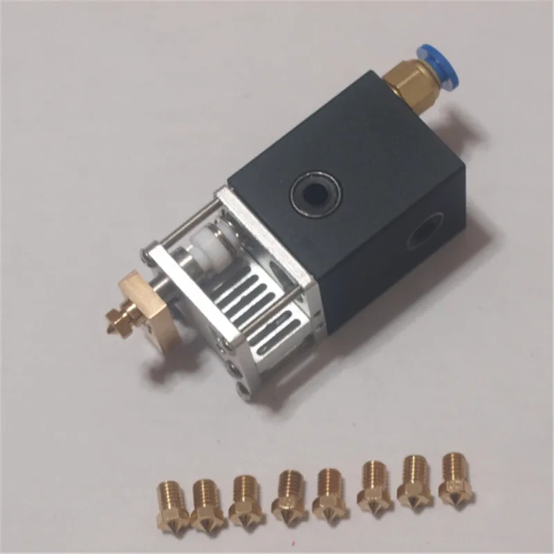 

A Ultimaker 2 UM2 3D printer parts all metal aluminum alloy printing head hot end Olsson block nozzle kit/set for 1.75/3mm