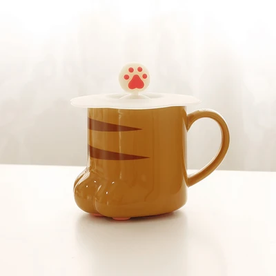 Креативная чайная чашка с милыми кошачьими лапами, керамическая кружка, Офисная кофейная чашка, стакан, чашка для завтрака, молока, фарфоровые кружки, бутылка для воды 350 мл - Цвет: 05 Style