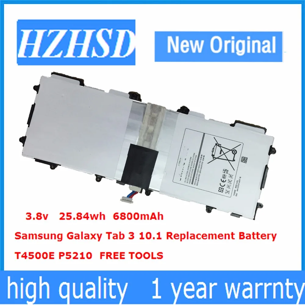 3 8 V 6800mAh Новый оригинальный T4500E Аккумулятор для ноутбука Samsung Galaxy Tab 10 1 P5200 P5210 P5213 |